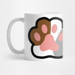 Funny Colorful Cat Foot Mug